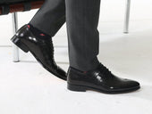 Carlo Wholecut Oxford Plain Toe Croc Antique