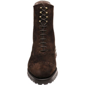 Carlos Santos 1038 mens rubber-soled boots in brown suede