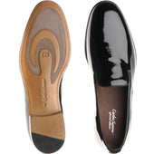 Carlos Santos 1212B mens loafers in black patent