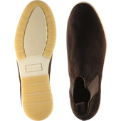 Carlos Santos 1464 mens rubber-soled boots in brown suede
