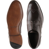 Carlos Santos 6237 mens brogues in brown calf