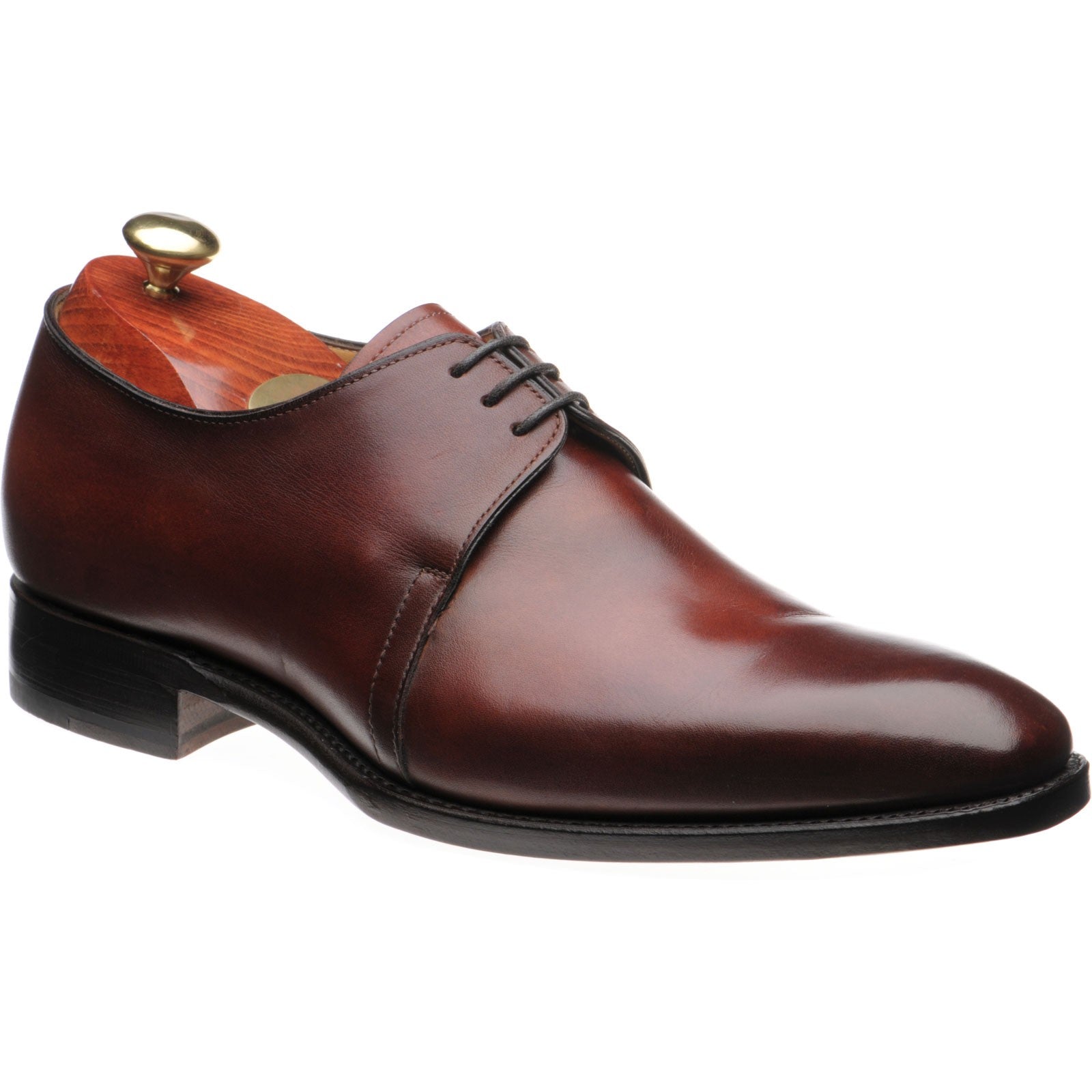 Carlos Santos 7201 mens Derby shoes in wine shadow