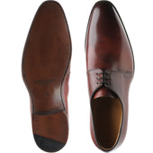 Carlos Santos 7201 mens Derby shoes in wine shadow