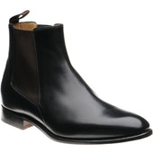 Carlos Santos 7902 mens Chelsea boots in black shadow