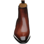 Carlos Santos 7902 mens Chelsea boots in wine shadow