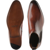 Carlos Santos 7902 mens Chelsea boots in wine shadow