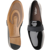 Carlos Santos 9110 mens loafers in black patent