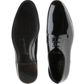 Carlos Santos 9832 mens Derby shoes in black patent