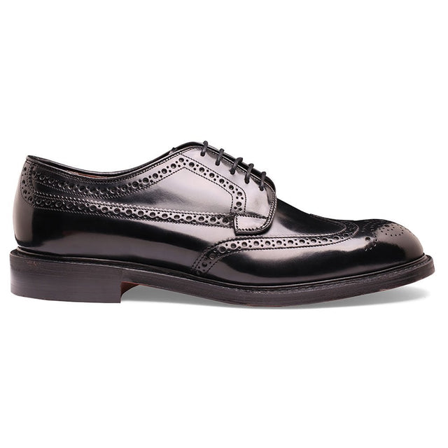 Carlton Derby Brogue in Black Bookbinder Leather