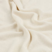 Cashmere silk tennis polo in cream