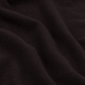 Cashmere polo shirt in dark brown