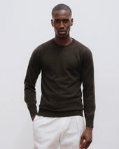 Cashmere Crew Neck In Dark