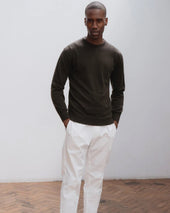 Cashmere Crew Neck In Dark