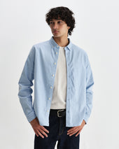 Caspian Pale Cotton Oxford Shirt