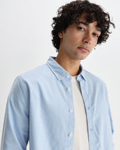 Caspian Pale Cotton Oxford Shirt