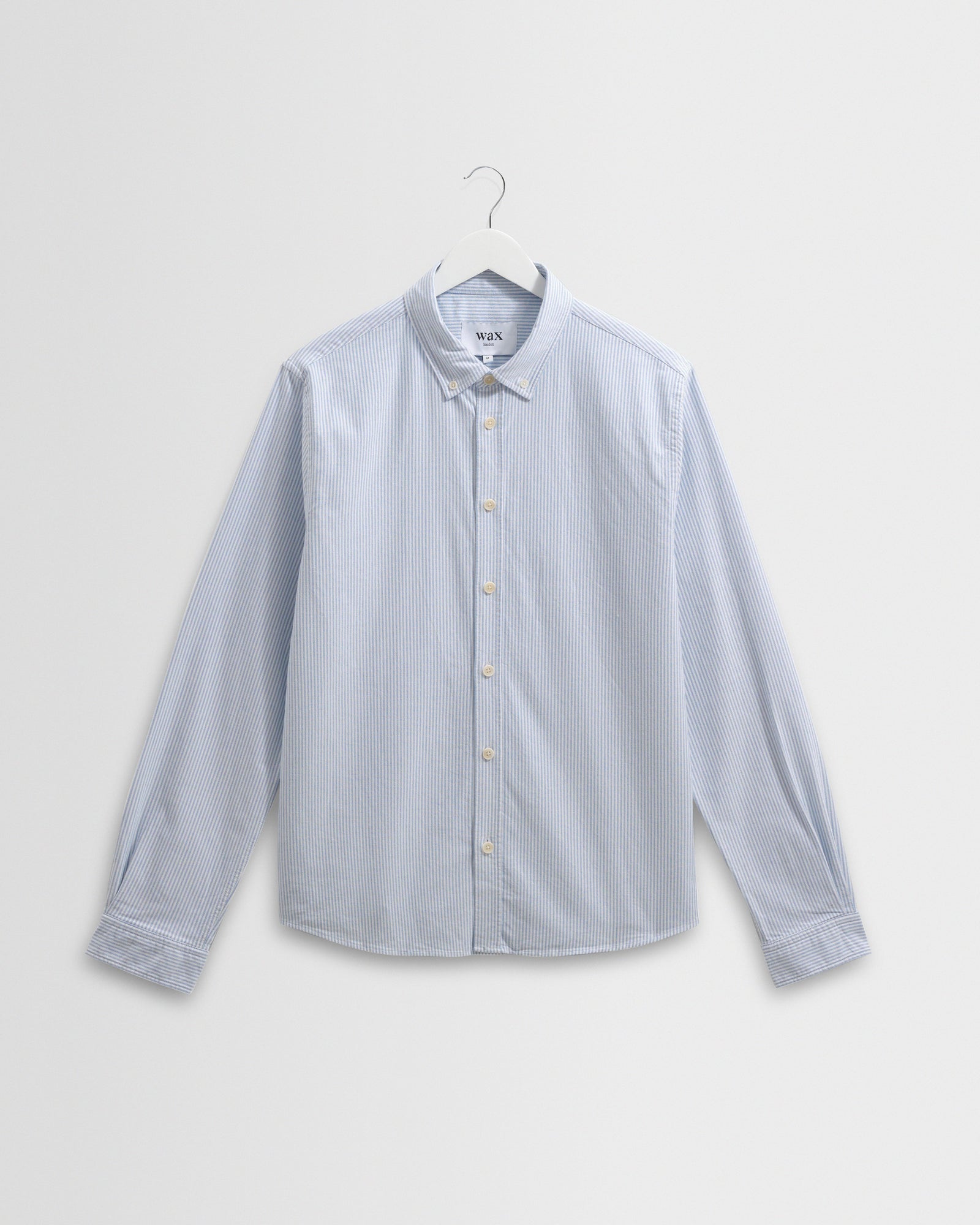 Caspian And Stripe Cotton Oxford Shirt