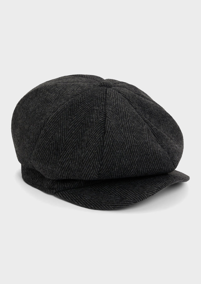 Casquette à chevron anthracite