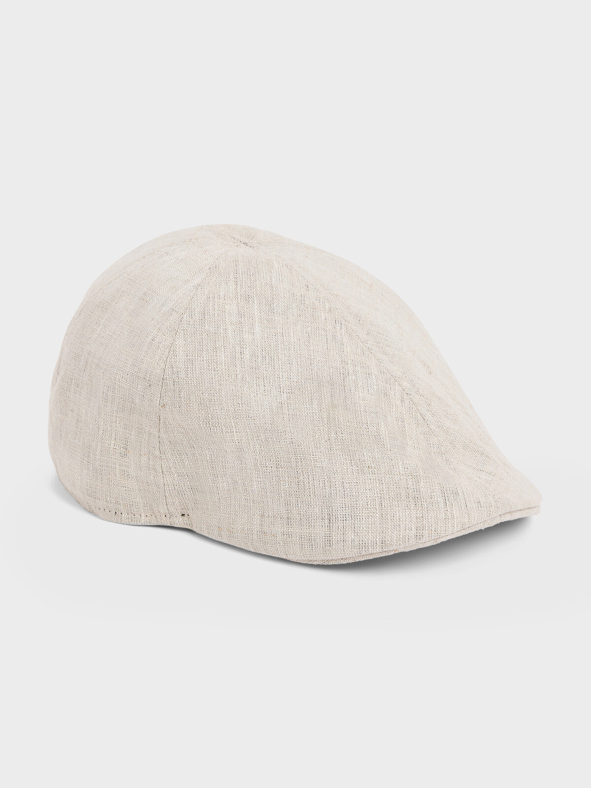 Casquette En Lin Beige