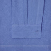 Casual Fit Linen Button Cuff Shirt In Lagoon