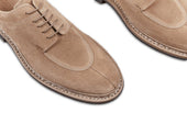 CATALPA | Water-resistant Suede Derby Shoe | Cream
