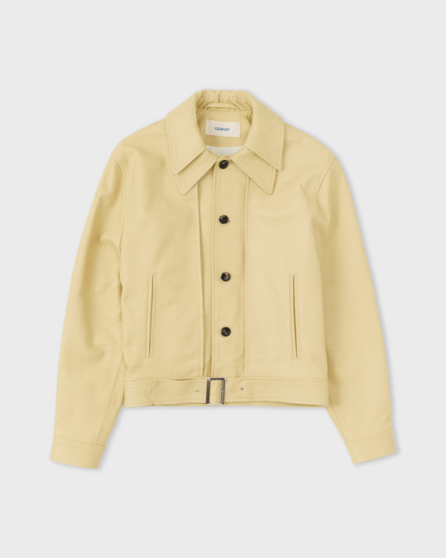 Nappa Leather Rafe Jacket, Butter