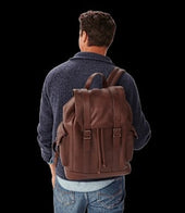 Leather Overland Backpack