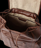 Leather Overland Backpack