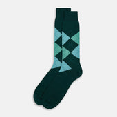 Check Mid Length Socks