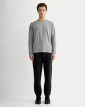 The Rec Long-Sleeve Crew | Heathered Grey