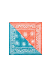 SQUARE SILK BANDANA / COLOR 1
