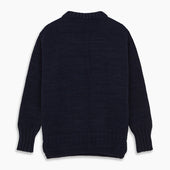 Wool And Cotton Blend Albany Guernsey Jumper