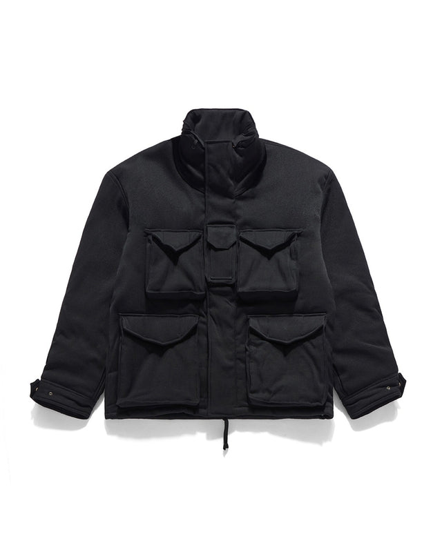 HIGHLAND SHIELD PARKA / BLACK TWILL