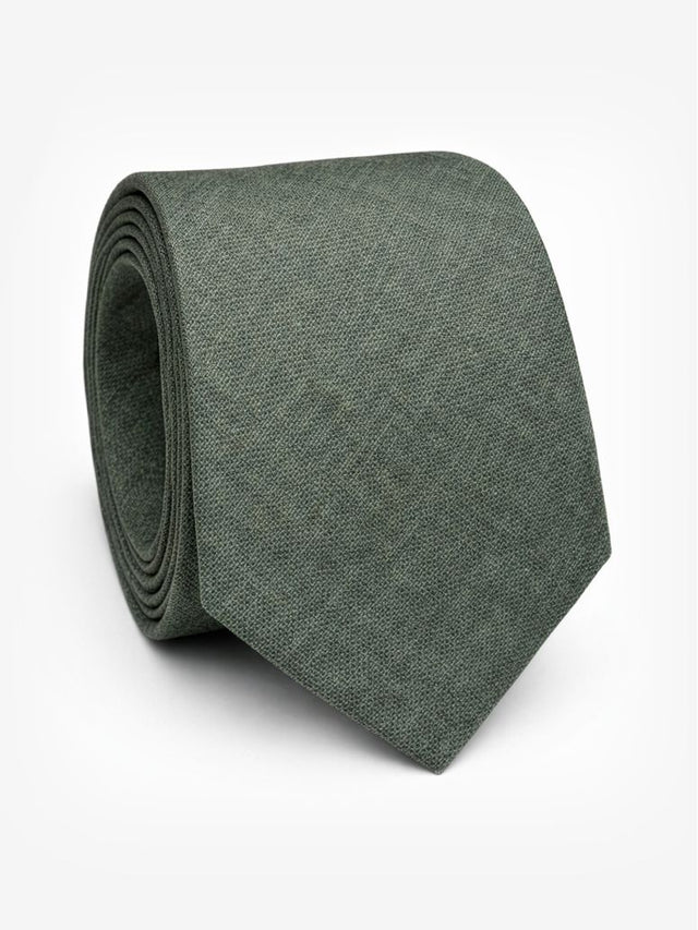 Cedar Green Silk Tie Bari