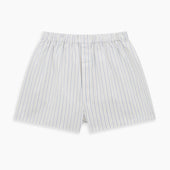 And Blue Stripe Godfrey Boxer Shorts
