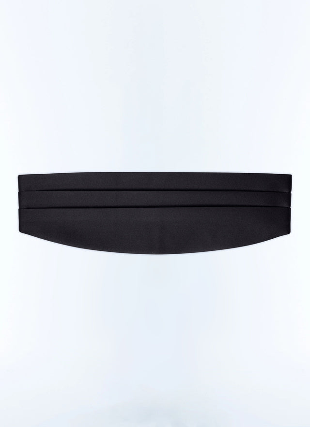 Belt De Smoking Pliss E En Satin