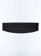 Belt De Smoking Pliss E En Satin