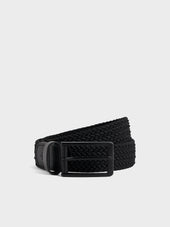 Ceinture tressée noire