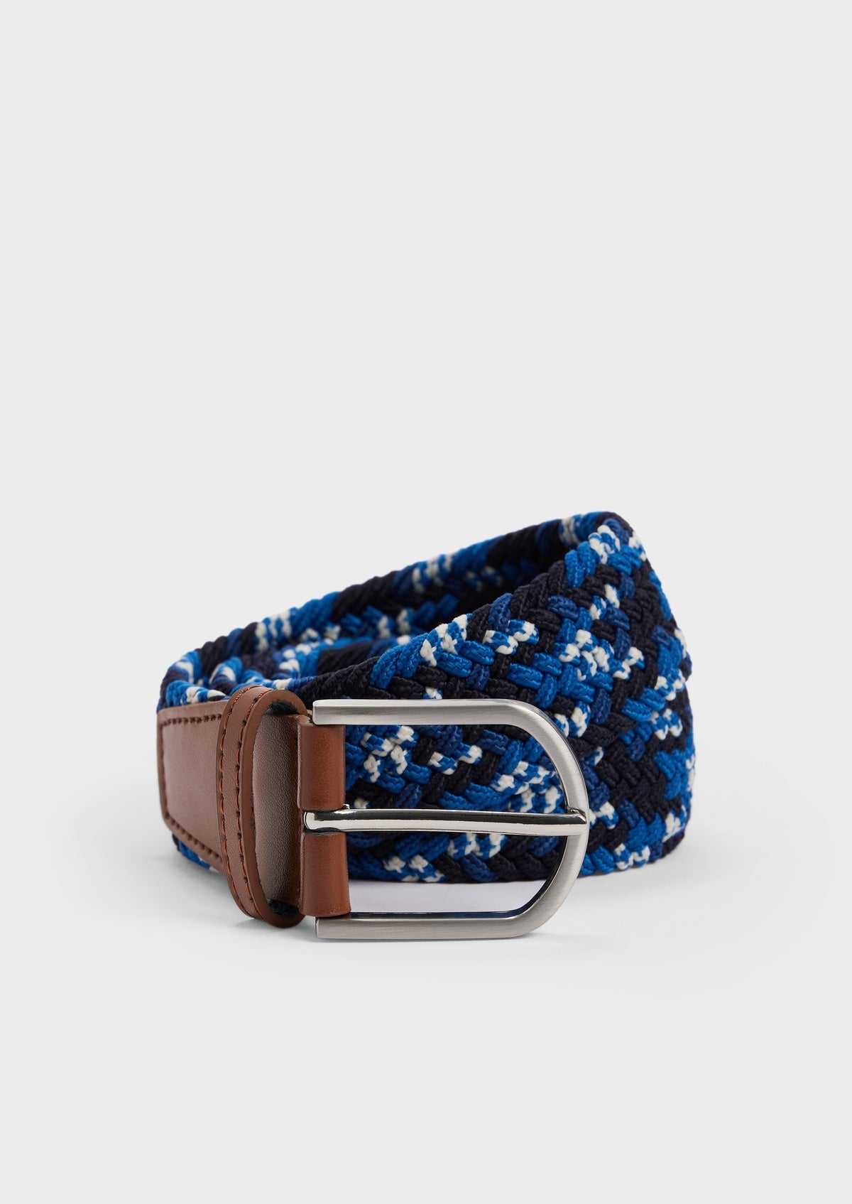 Ceinture Tress E Bleu Marine Bleu Turquin Et Blanc