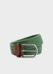 Ceinture tressée verte