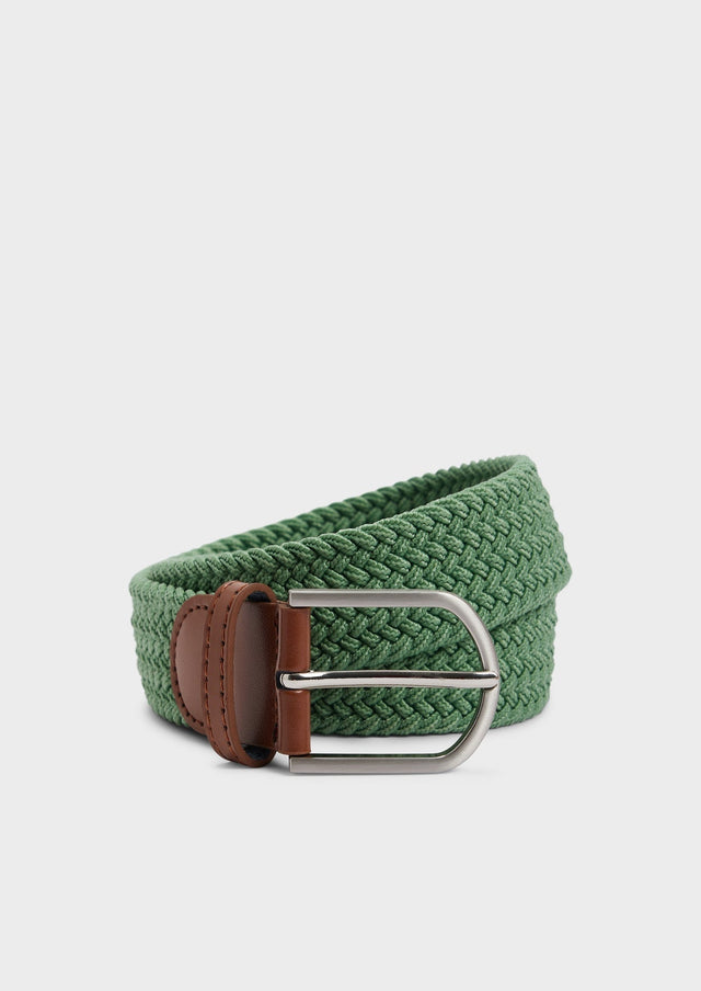 Ceinture tressée verte