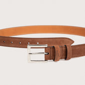 Ceinture Nation Velours Noisette