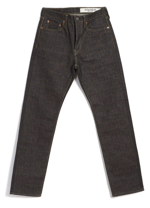 CENTURY DENIM MONKEY CISCO | Kakishibu-Dyed Sashiko Denim Pant | N5S Persimmon