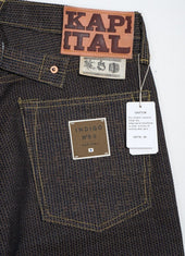 CENTURY DENIM MONKEY CISCO | Kakishibu-Dyed Sashiko Denim Pant | N5S Persimmon