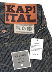 CENTURY DENIM MONKEY CISCO | Sashiko 5P Jeans | N7S(Silver)