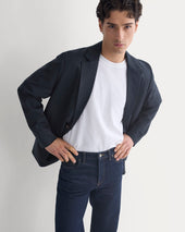Tropical Wool Blazer | Dark Navy