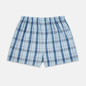 Blue and Green Blazer Check Godfrey Boxer Shorts