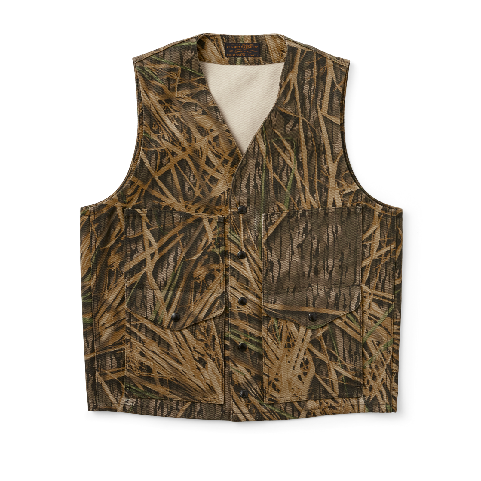 Rugged Twill Cruiser Vest - Mossy Oak Shadow Grass