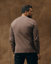 Waffle Knit Thermal Crewneck