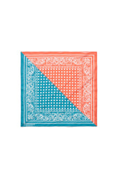 Square Silk Bandana Color 1