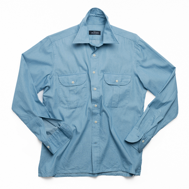 Washed Chambray Work Shirt